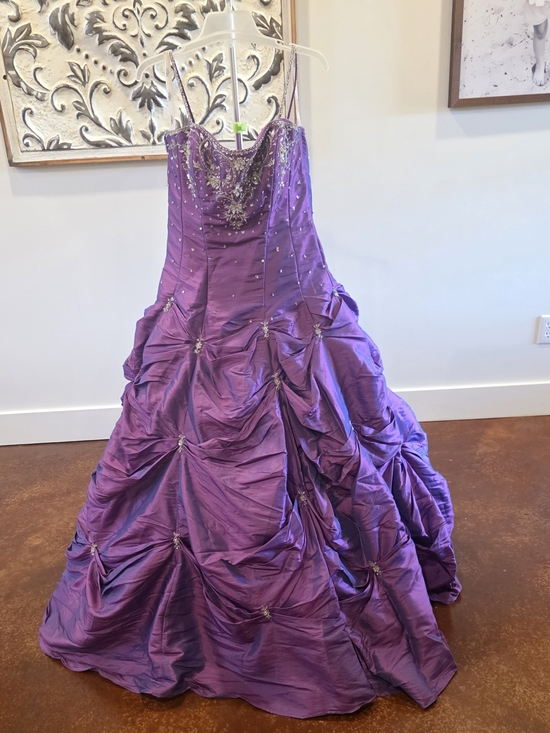 Tiffany Designs Dresses & Skirts - Tiffany Designs Size 14 Purple Beaded Corset Ball Gown Formal Prom/Pageant Dress
